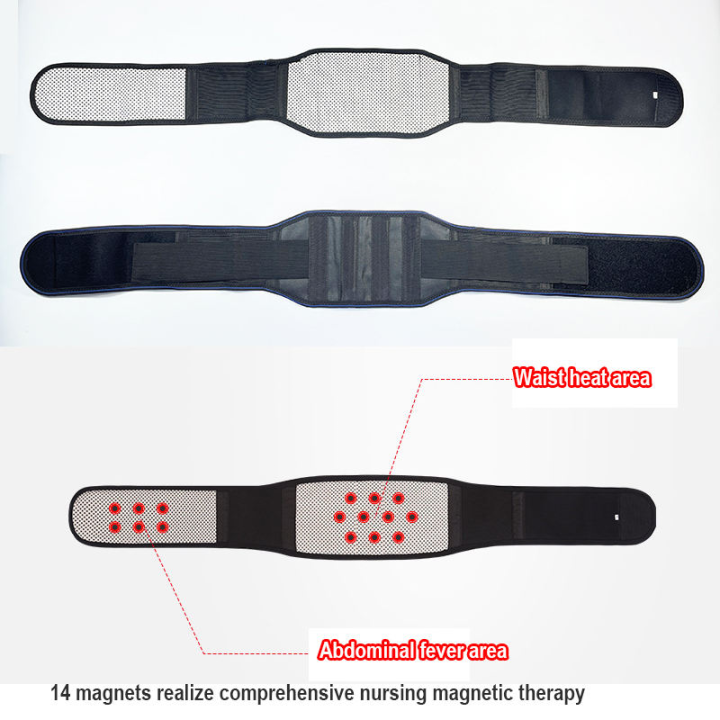 Pas lędźwiowy na kręgosłup magnetyczny z turmalinem r. M