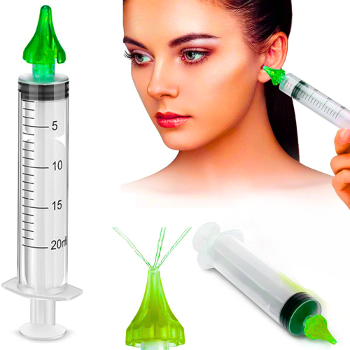 Zestaw do czyszczenia ucha usuwania woskowiny czyścik irygator