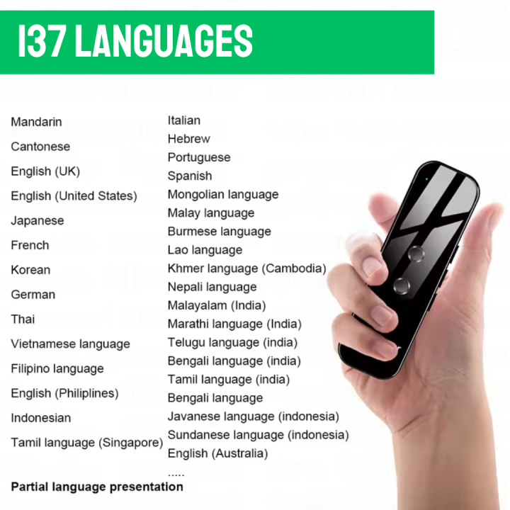 Elektroniczny tłumacz języków translator językowy mowy inteligentny