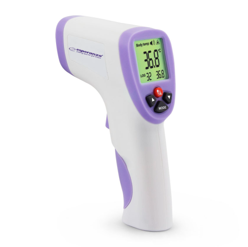 Termometr bezdotykowy LCD wielofunkcyjny z alarmem