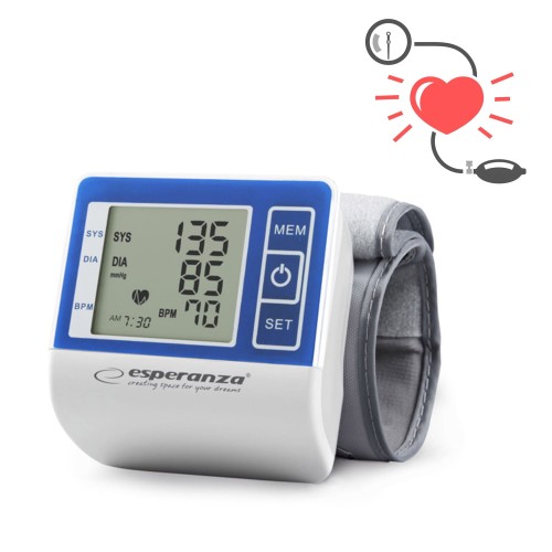 Ciśnieniomierz nadgarstkowy Esperanza VIGOR puls