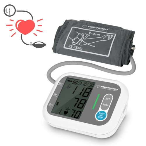 Ciśnieniomierz naramienny Esperanza STAMINA wykrywanie arytmii