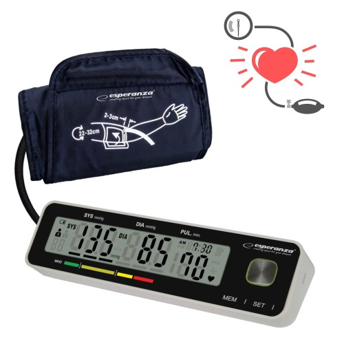 Ciśnieniomierz naramienny Esperanza FERVOR z dużym wyświetlaczem
