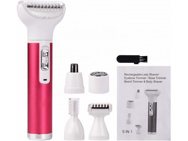 Golarka damska Bikini Nóg Ciała DEPILATOR TRYMER 5w1