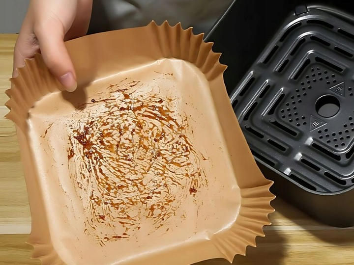 Wkłady formy do frytownicy bezłuszczowej pieczenia Air Fryer foremki 20 cm 100 szt frytkownicy