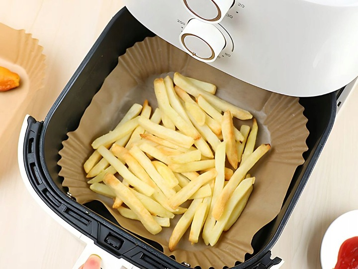 Wkłady formy do frytownicy bezłuszczowej pieczenia Air Fryer foremki 20 cm 100 szt frytkownicy