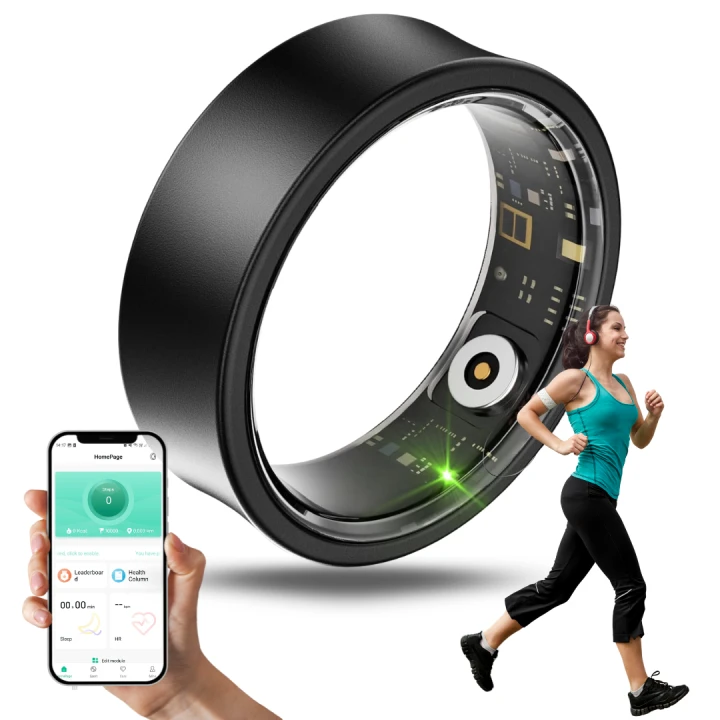 Smart RING do monitorowania zdrowia i aktywności inteligentny pierścień opaska 18,9 mm
