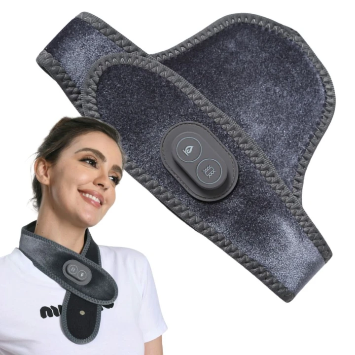Opaska masażer na ból karku szyji rozgrzewająca masująca usb