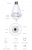 Mini kamera Full HD Szpiegowska WiFi Żarówka LED monitoring