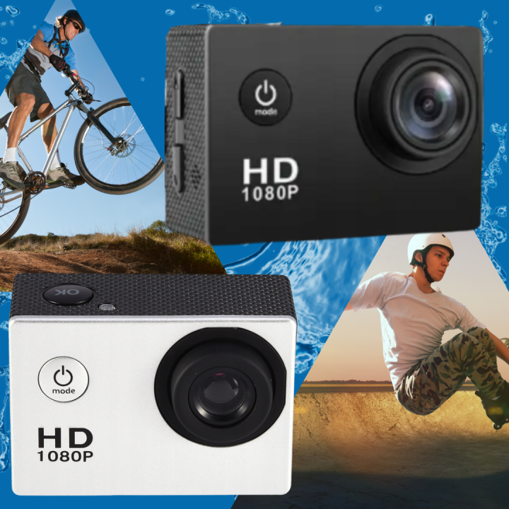 Kamera sportowa Full HD 1080p wodoodporna internetowa AVI