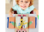 Edukacyjna Tablica na Guziki i Puzzle z Suwakiem MONTESSORI Nauka Ubierania dla Dzieci