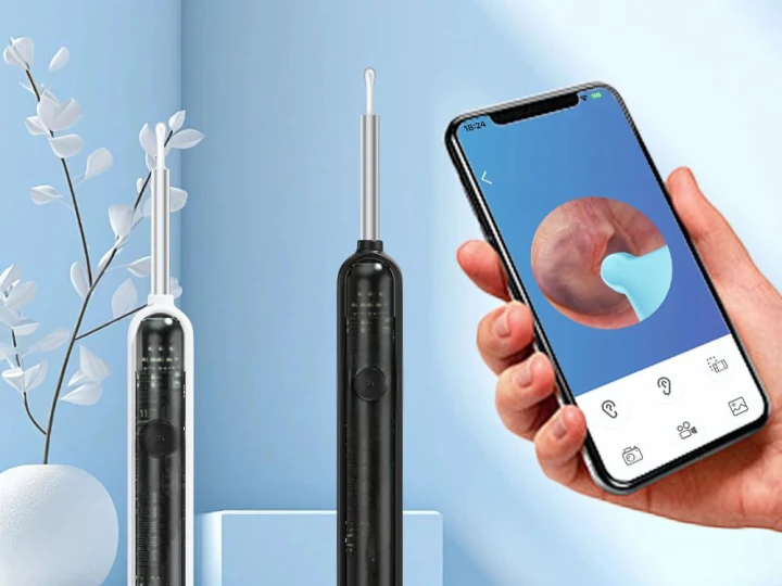 Endoskop otoskop z kamerką wifi do czyszczenia uszu narzędzia zestaw smart ucha