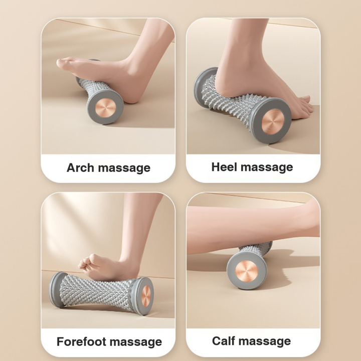 Wałek do masażu stóp i łydek ergonomiczny roller akupresurowy masażer relaksacyjny