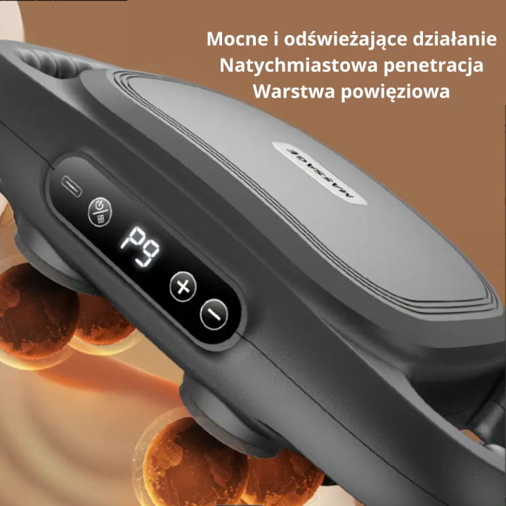 Wielofunkcyjny masażer do ciała 6 głowic 9 poziomów
