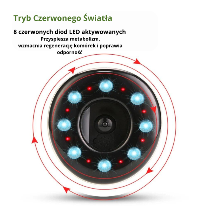 Inteligentne urządzenie do terapii bańką Gua Sha elektryczna bańka masażer led
