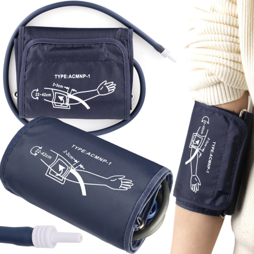 Mankiet Do Ciśnieniomierza Ciśnieniomierzy z wężykiem Rękaw Uniwersalny 22 - 42 cm