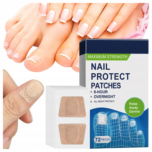 Plastry Naklejki Przeciw Grzybicy Paznokci na Grzybicę do Pielegnacji 72szt