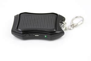 POWERBANK ZASILANY ENERGIĄ SŁONECZNĄ SOLARNY BRELOK DO KLUCZY LATARKA