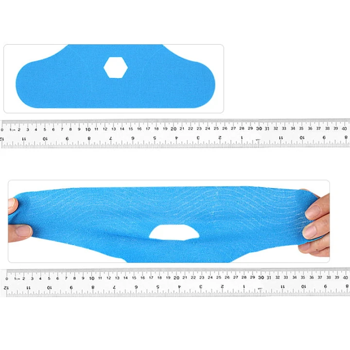 Plastry kinesiotaping orteza opaska na kostkę staw skokowy tejpy 4 szt
