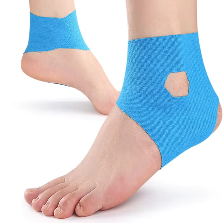 Plastry kinesiotaping orteza opaska na kostkę staw skokowy tejpy 4 szt