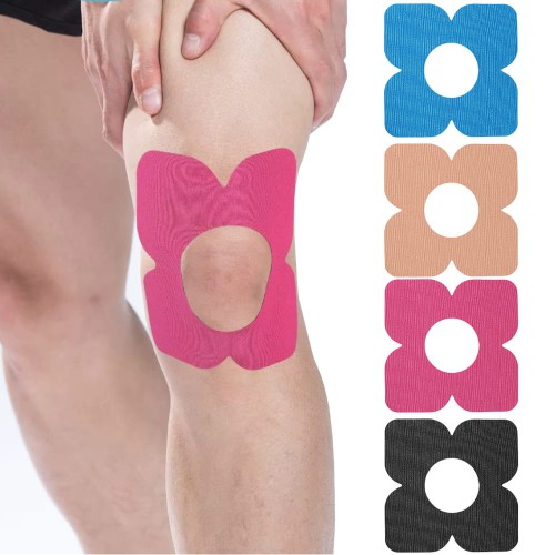 Plastry kinesiotaping orteza opaska na kolano staw tejpy 4 szt