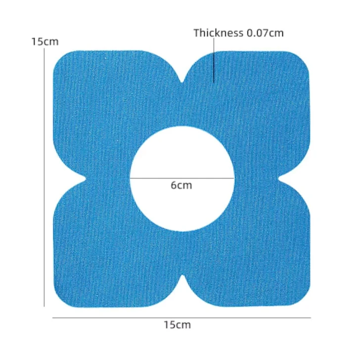 Plastry kinesiotaping orteza opaska na kolano staw tejpy 4 szt