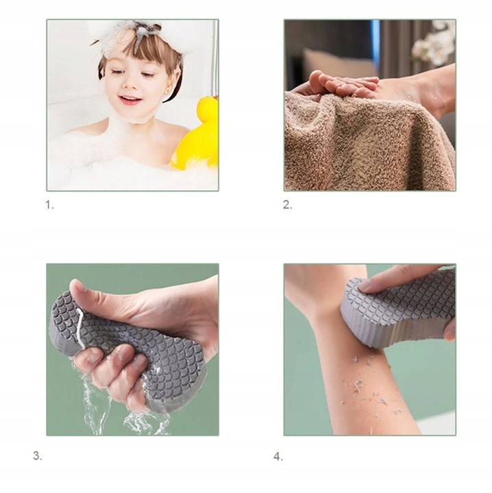 Gąbka złuszczająca martwy naskórek do kąpieli  Body Scrubber peeling ciała SPA