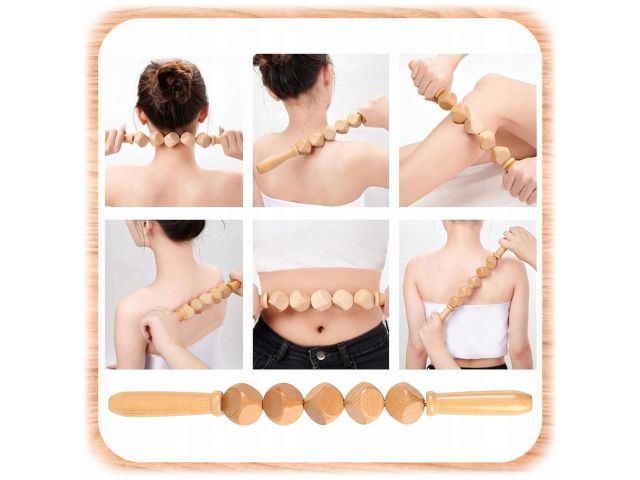 Masażery drewniane do Maderoterapii masaż całego ciała rehabilitacji cellulit
