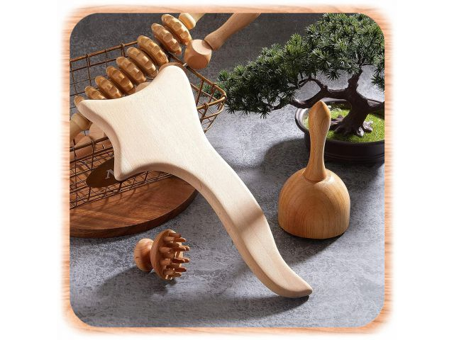 Masażery drewniane do Maderoterapii masaż całego ciała rehabilitacji cellulit