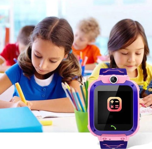 Zegarek SMARTWATCH dla dzieci Z KAMERĄ Z PRZODU Z GPS  niebieski