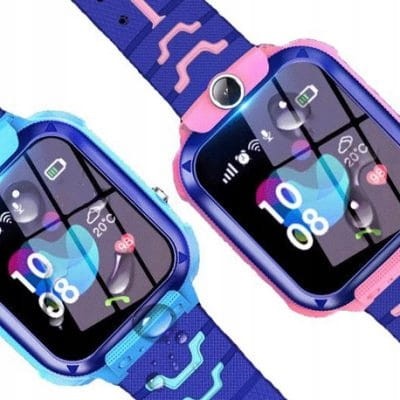 Zegarek SMARTWATCH dla dzieci Z KAMERĄ Z PRZODU Z GPS  niebieski