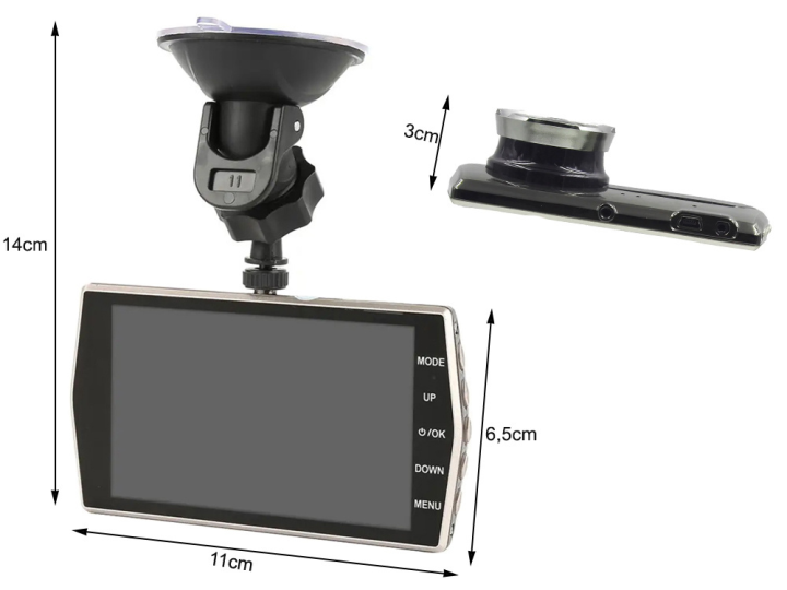 Kamera samochodowa full hd z wyświetlaczem lcd cofania wideorejestrator 1080P