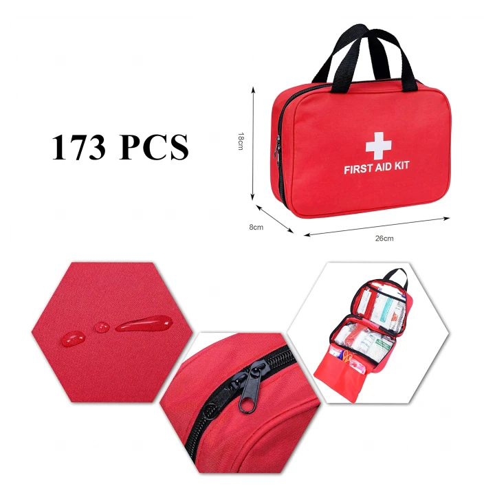 Apteczka Pierwszej Pomocy Turystyczna Podróżna Samochodowa First Aid Kit