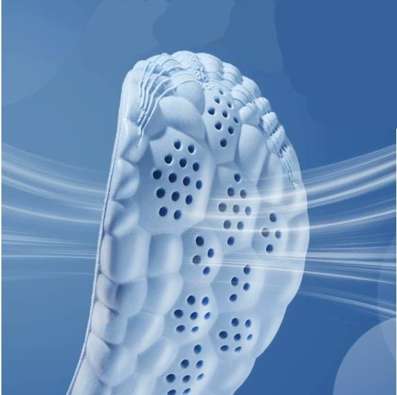 Wkładki do butów sportowych profilowane zapachowe amortyzujące