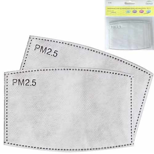 2x Filtr Do Maski Filtrującej Smogowej Przeciwpyłowej Antysmogowej PM2.5 Depan