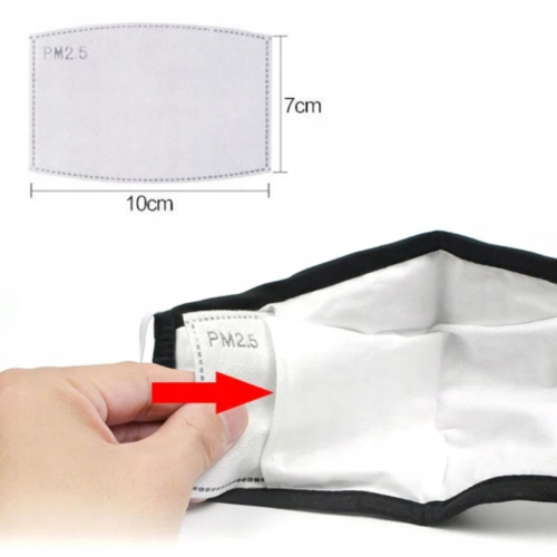 2x Filtr Do Maski Filtrującej Smogowej Przeciwpyłowej Antysmogowej PM2.5 Depan