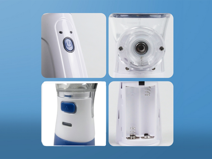 Inhalator nebulizator siateczkowy mesh przenośny bezprzewodowy cichy maska inhalacji