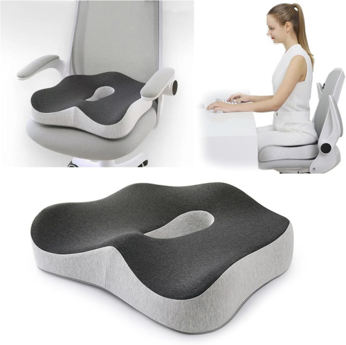 Poduszka ortopedyczna do siedzenia z pianki memory – ergonomiczne wsparcie kręgosłupa