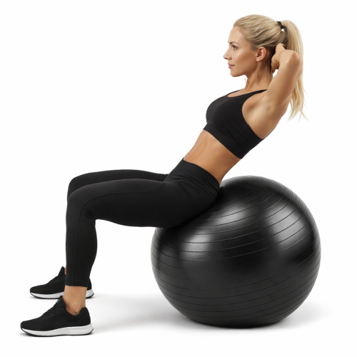Piłka gimnastyczna fitness 65cm do rehabilitacji z pompką