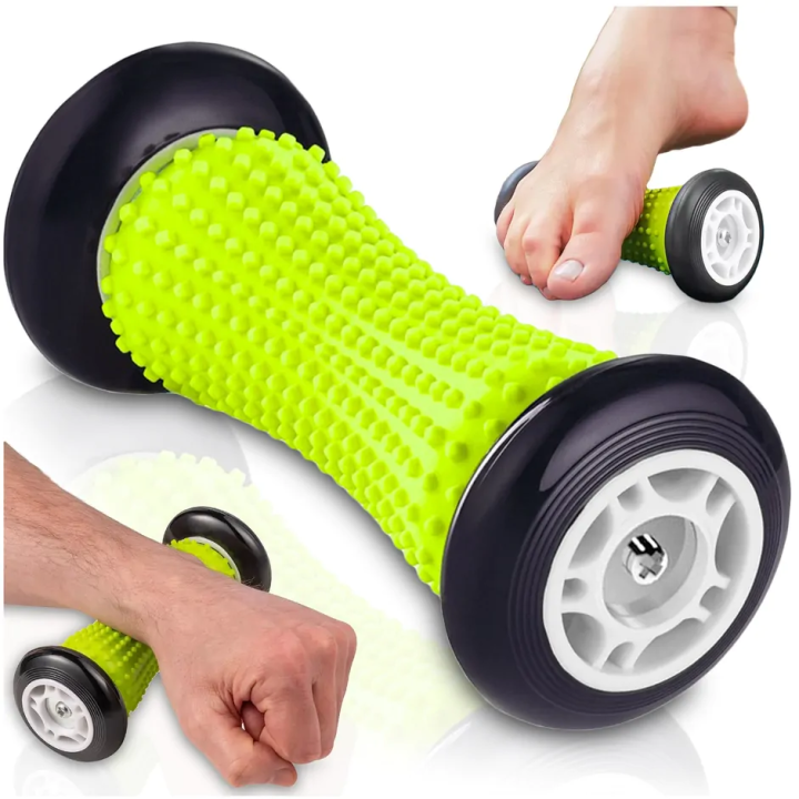 Masażer roller do stóp na ostrogę piętową zapalenie powięzi rolka do rehabilitacji