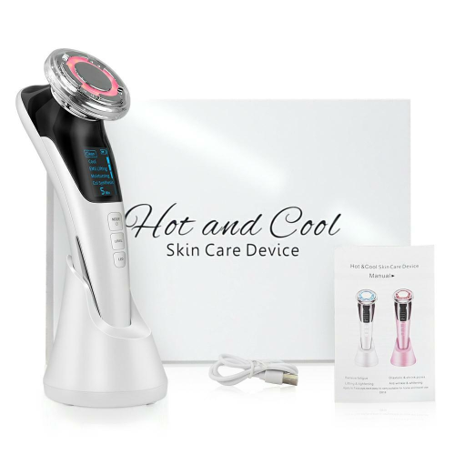 Masażer do twarzy 7w1 nowoczesne urządzenie liftingujące pielęgnacja skóry