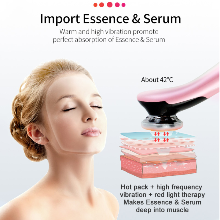 Masażer do twarzy 7w1 nowoczesne urządzenie liftingujące pielęgnacja skóry