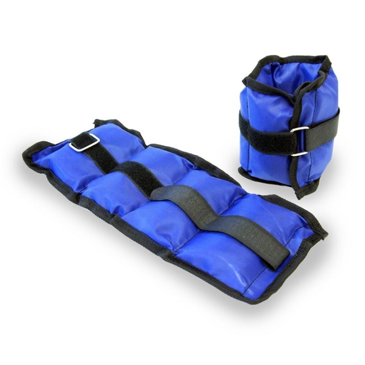 Obciążniki na Kostki i Nadgarstki 2x1 kg Neoprenowe Regulowane – Ciężarki Fitness do Ćwiczeń, Cardio, Rehabilitacji