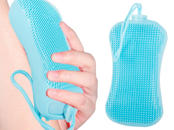 Szczotka silikonowa do mycia pleców ciała masażer kąpieli