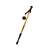 Kijki Trekkingowe Teleskopowe 135 cm Anti-Shock z Kompasem Złote Nordic Walking Góry