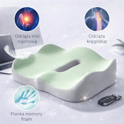 Poduszka ortopedyczna do siedzenia – komfort klasy premium każdego dnia
