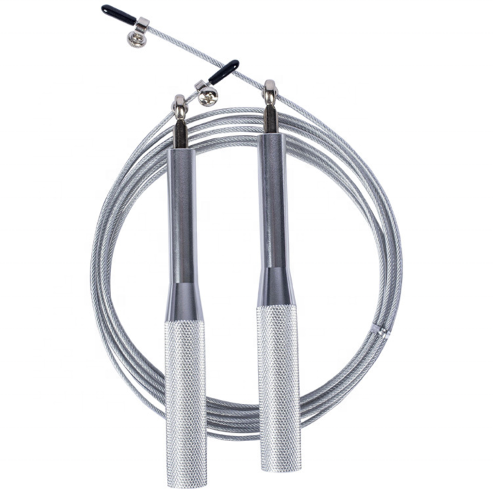 Skakanka SPEED PRO – stalowa, regulowana, aluminiowe uchwyty, łożyska | Crossfit & Fitness