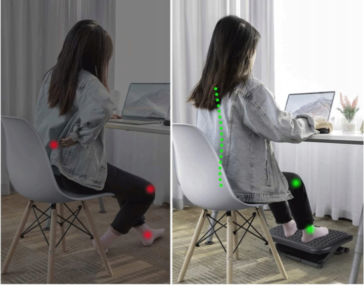 Ergonomiczny podnóżek biurowy – komfort i zdrowie każdego dnia