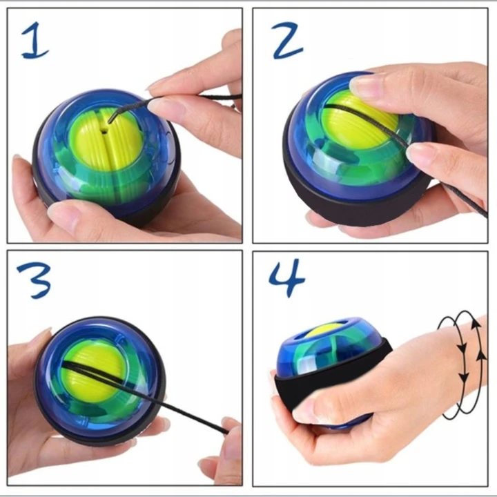 GYRO BALL – kula żyroskopowa do treningu i rehabilitacji nadgarstka