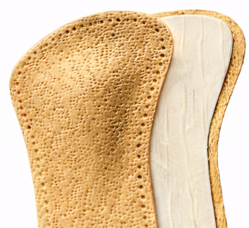 Ortopedyczne wkładki skórzane z pelotą na haluksy